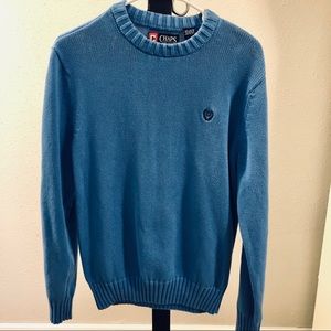 Men’s Chaps Knit blue Sweater Md